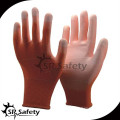 SRSAFETY 13G gestrickte Polyester U3 Liner PU beschichtete Handschuh / PU Arbeitshandschuhe / PU Flex Handschuh